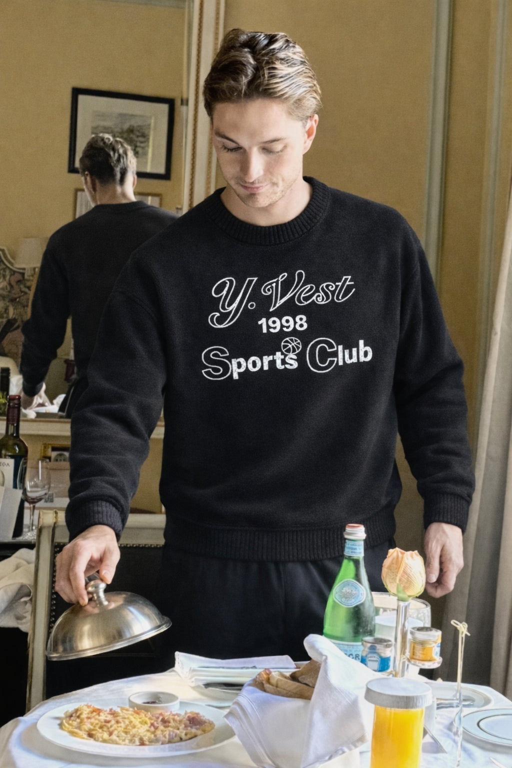 Sporty Sweater Black