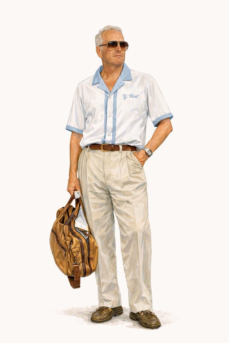 Bowling Shirt Babyblue