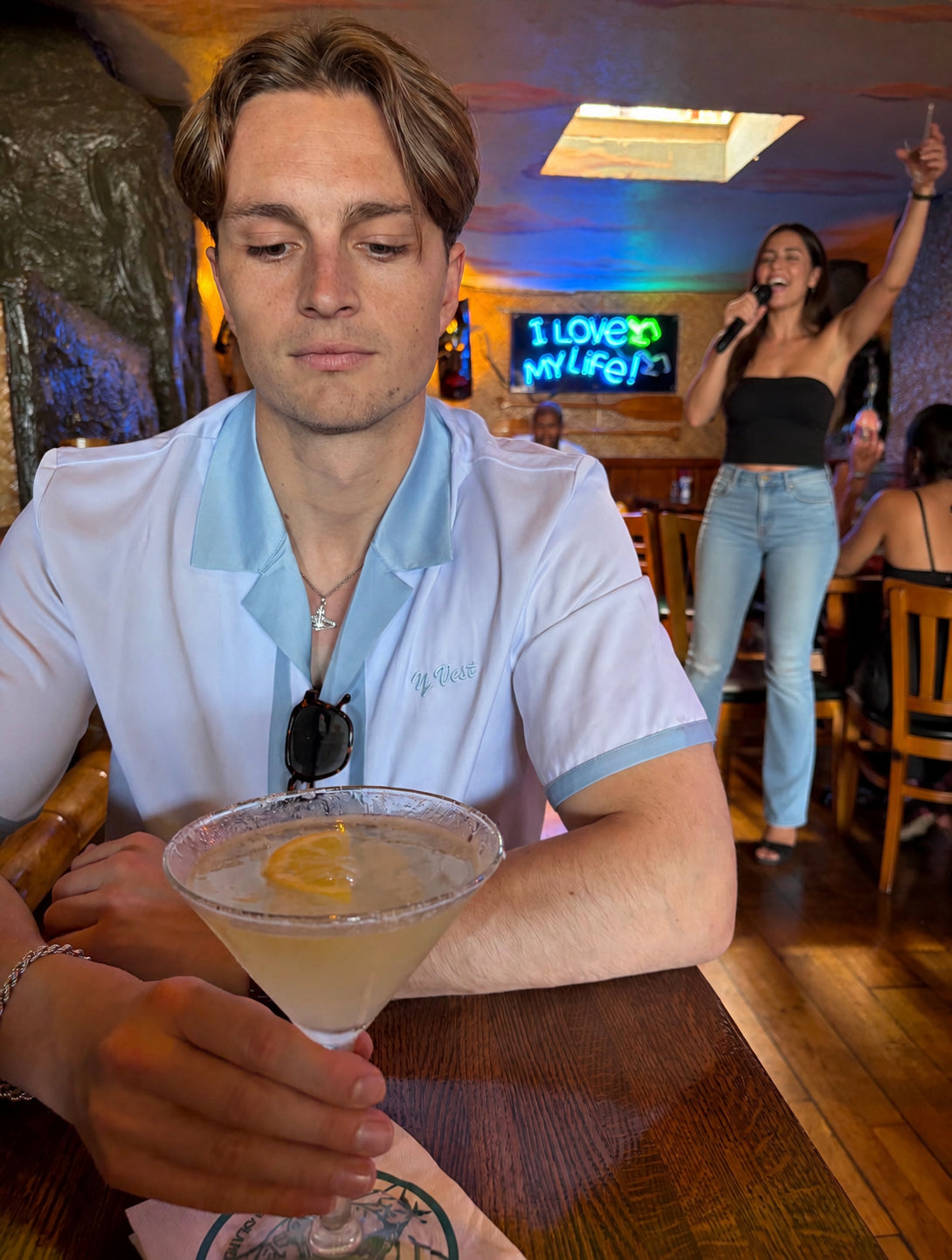 Bowling Shirt Babyblue
