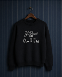 "Crewneck Sweater black/white