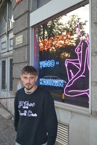 "Crewneck Sweater black/white