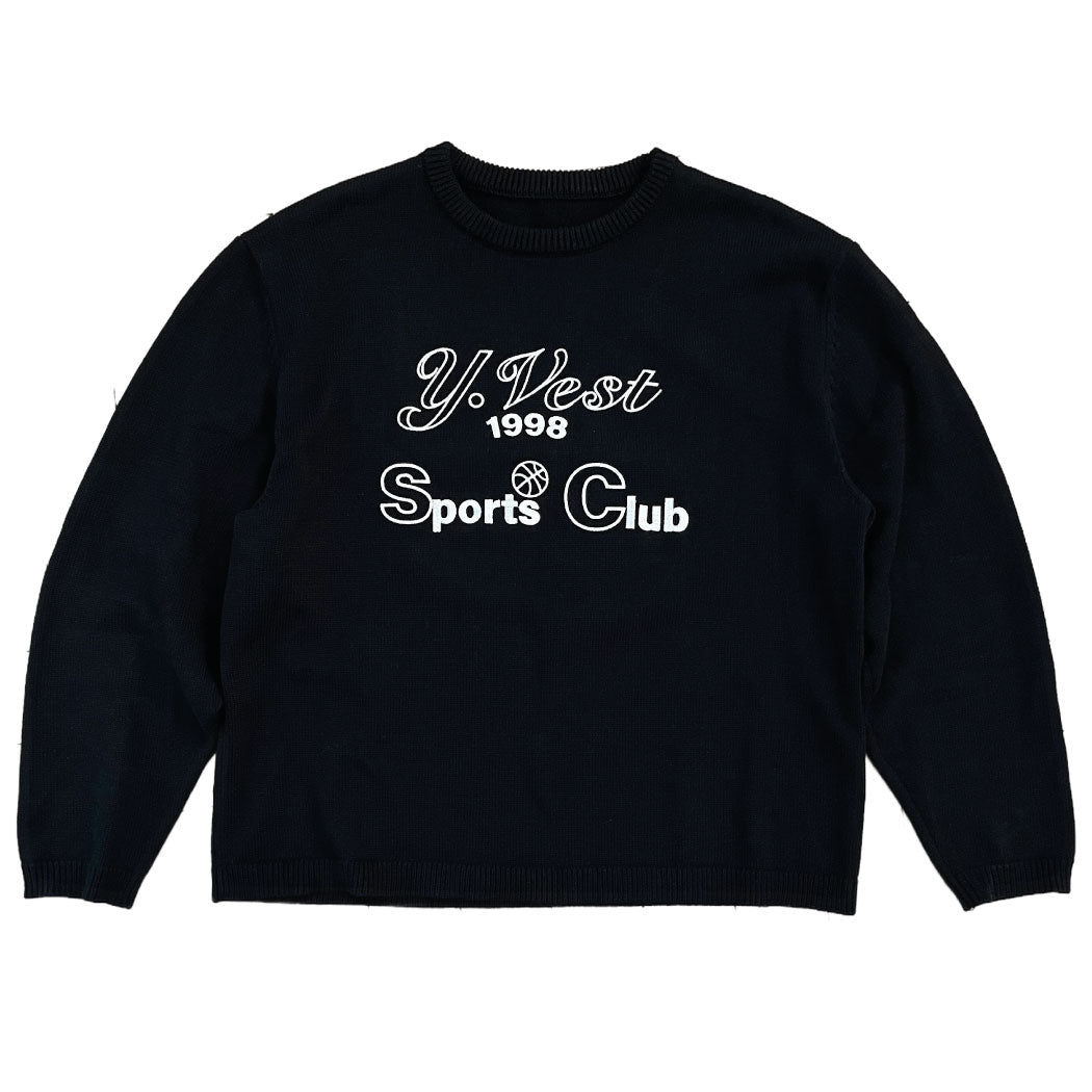 "Crewneck Sweater black/white